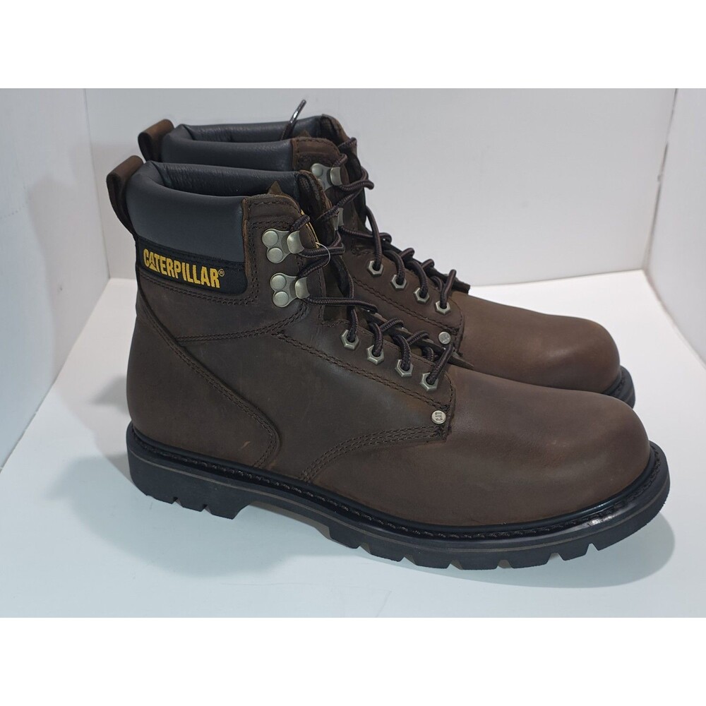 Caterpillar Men Second Shift Steel Toe Work Boot Work Boots Leather Size 12